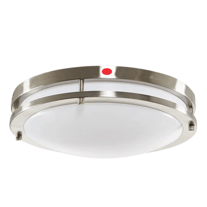 Luxrite  LR2328 Chrome Surface Mount Selectable CCT Emergency Battery Backup