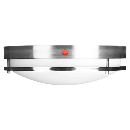 Luxrite  LR2328 Chrome Surface Mount Selectable CCT Emergency Battery Backup