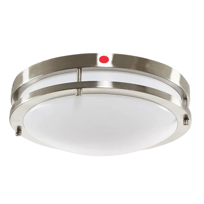 Luxrite  LR2328 Chrome Surface Mount Selectable CCT Emergency Battery Backup