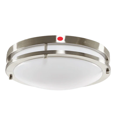 Luxrite  LR2328 Chrome Surface Mount Selectable CCT Emergency Battery Backup