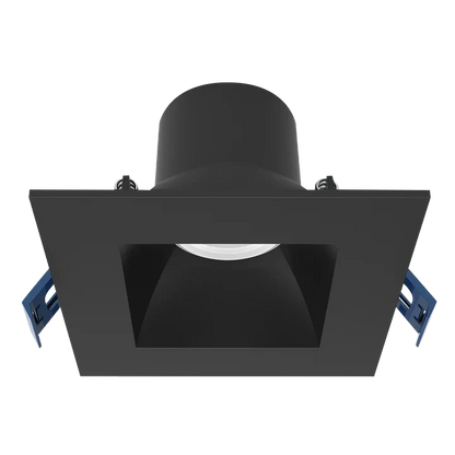 Luxrite LR23323 3" 8W LED Square Regress Spotlight Selectable Black CCT