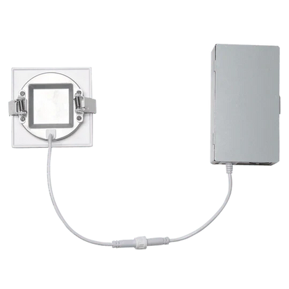 Luxrite LR23754 3" 8W LED Square Recessed Slim Wafer Selectable CCT