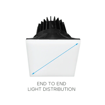 Luxrite LR25437 3" 15W Trimless Regressed Spotlight Selectable CCT