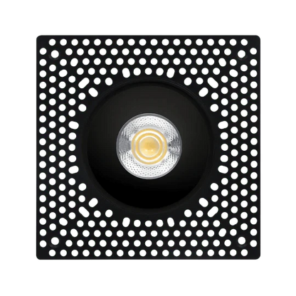 Luxrite LR25451 3" 15W LED Black Trimless Spotlight Selectable CCT