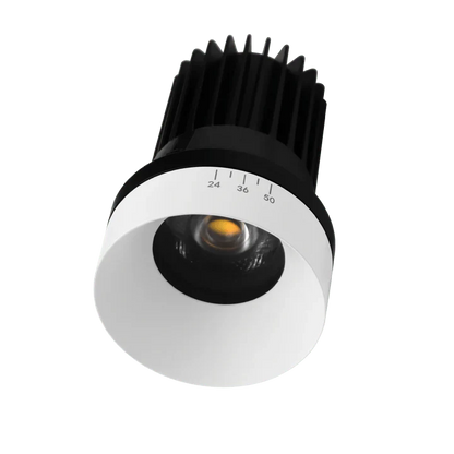 Luxrite LR25453 3" 15W LED Trimless Spotlight Selectable CCT/Beam Angle