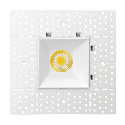 Luxrite LR25490 4" 15W LED Square Trimless Interlocking Downlight
