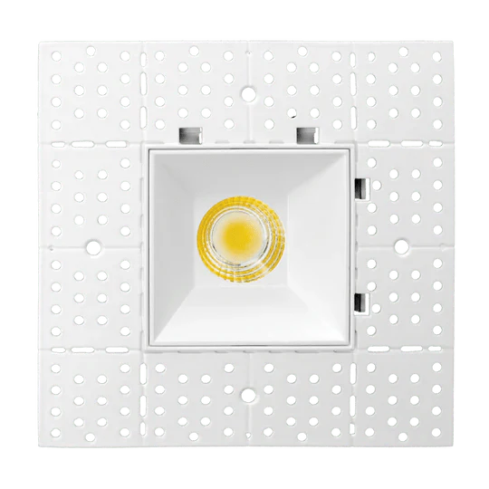 Luxrite LR25490 4" 15W LED Square Trimless Interlocking Downlight