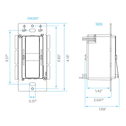 Luxrite LR36141 96W Electronic Driver + Dimmer + CCT Slider