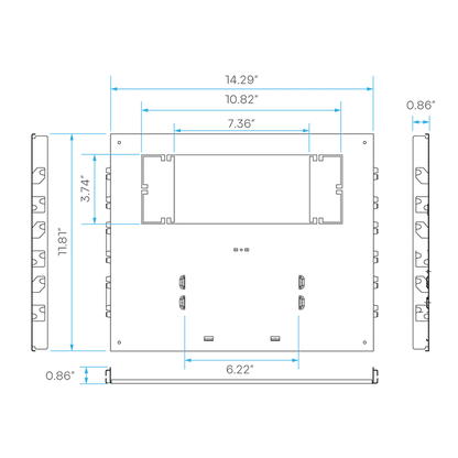 Luxrite LR41007 New Construction Mounting Plate