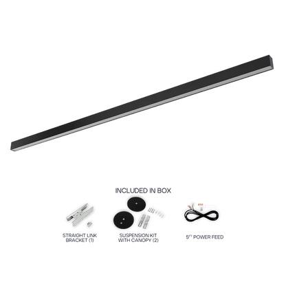 Luxrite LR42615 8FT 80W Architectural Linear Selectable CCT/Wattage
