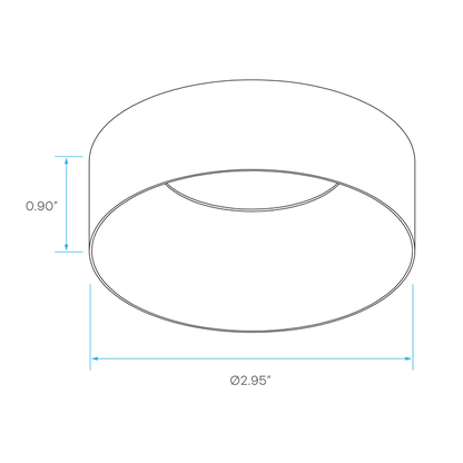 Luxrite Push N Lock 3" 15W LED Trims
