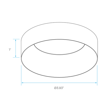 Luxrite Push N Lock 4" 25W LED Trims
