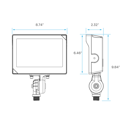 Luxrite Xtreme LR40371 60W Floodlight Selectable CCT/Wattage