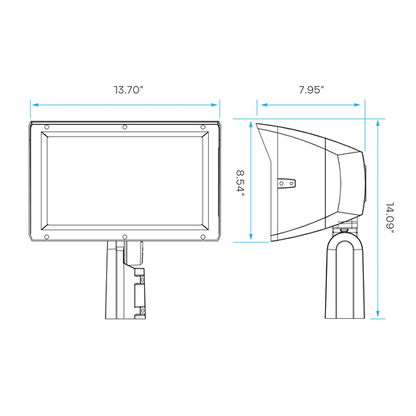 Luxrite Xtreme LR40378 300W Floodlight Selectable CCT/Wattage